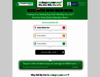 valuemycar.com screenshot