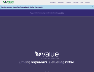 valuepaymentsystems.com screenshot