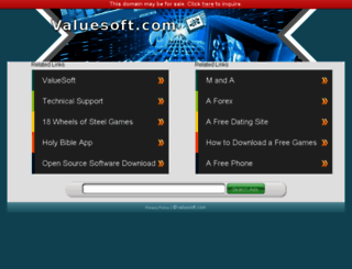 valuesoft.com screenshot