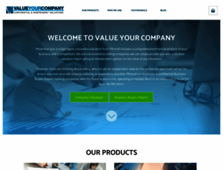 valueyourcompany.com screenshot