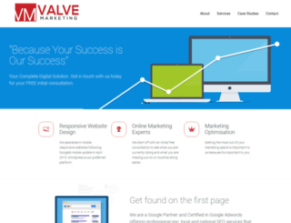 valvemarketing.com screenshot