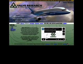 valveresearch.com screenshot