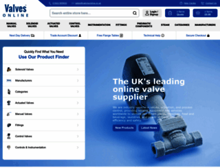 valves-online.co.uk screenshot