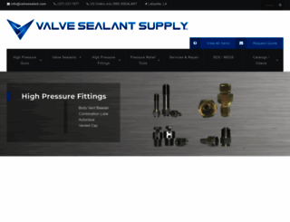 valvesealantsupply.com screenshot