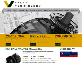 valvetechnology.com screenshot