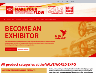 valveworldexpo.com screenshot