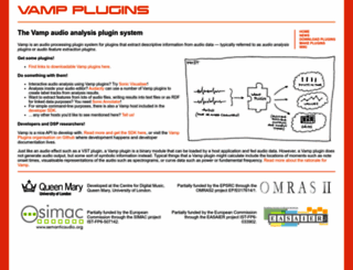 vamp-plugins.org screenshot