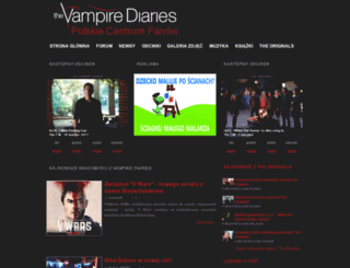 vampirediaries.pl screenshot