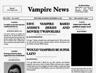 vampirenews.com screenshot