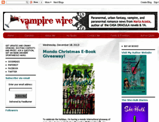 vampirewire.blogspot.com screenshot