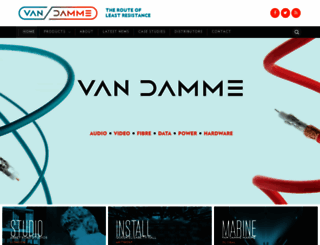 van-damme.com screenshot
