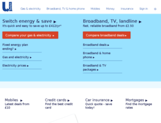 van-insurance.uswitch.com screenshot