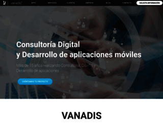 vanadis.es screenshot