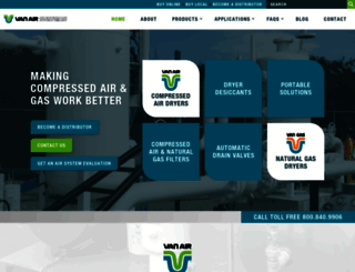 vanairsystems.com screenshot