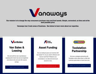 vanaways.co.uk screenshot