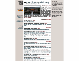 vanchuongviet.org screenshot