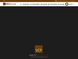 vancitypresales.com screenshot