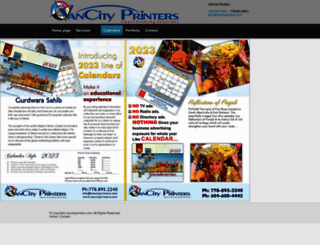 vancityprinters.com screenshot