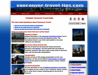 vancouver-travel-tips.com screenshot