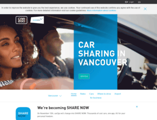 vancouver.car2go.com screenshot