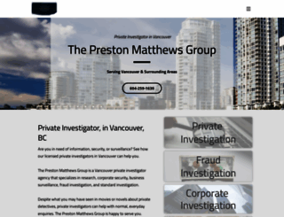 vancouverbcprivateinvestigator.ca screenshot