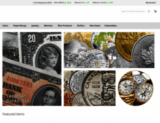 vancouvercoins.ca screenshot