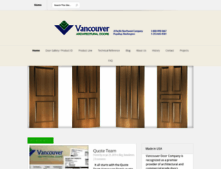 vancouverdoorco.com screenshot
