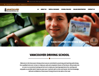 vancouverdrivingschool.ca screenshot