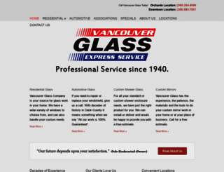 vancouverglass.com screenshot