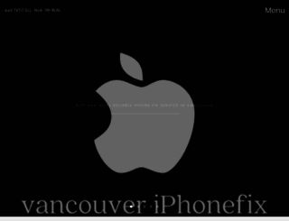 vancouveriphonefix.com screenshot