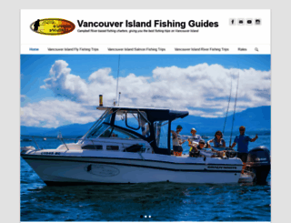 vancouverislandfishingguides.com screenshot