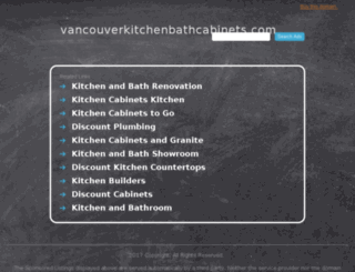 vancouverkitchenbathcabinets.com screenshot