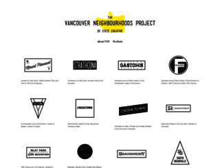 vancouverneighbourhoodsproject.com screenshot
