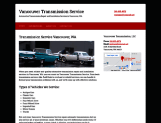 vancouvertransmissionllc.com screenshot