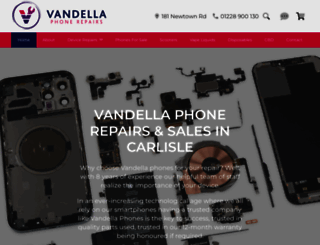 vandellaphones.co.uk screenshot