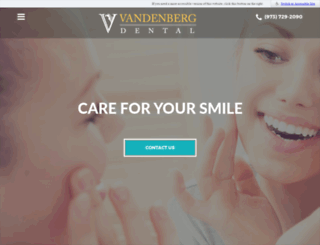 vandenbergdental.com screenshot