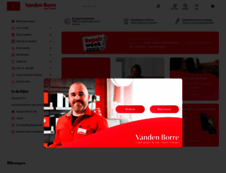 vandenborre.be screenshot