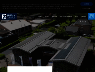 vanderheijdengroep.nl screenshot
