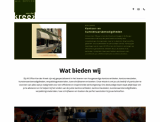 vanderkreek.nl screenshot