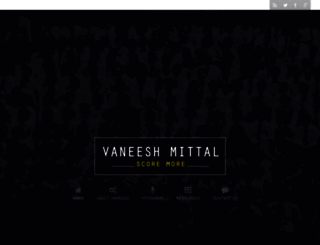 vaneeshmittal.com screenshot