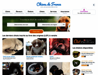vanessa-palomba.chiens-de-france.com screenshot