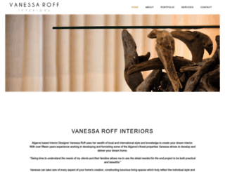 vanessaroff.com screenshot