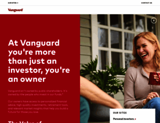 vanguard.com screenshot