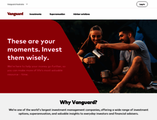 vanguardinvestments.com.au screenshot