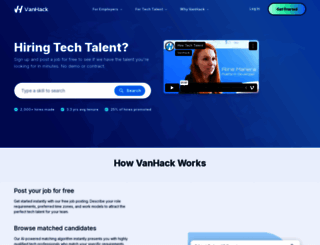 vanhack.com screenshot