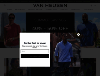 vanheusenrewards.com screenshot