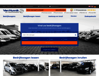 vanhunnik-trucks-vans.nl screenshot
