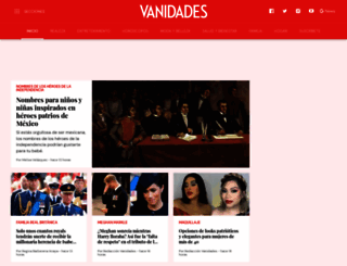vanidades.com.mx screenshot