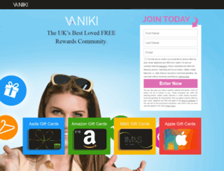 vaniki.co.uk screenshot