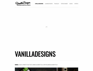 vanilladesigns.fi screenshot